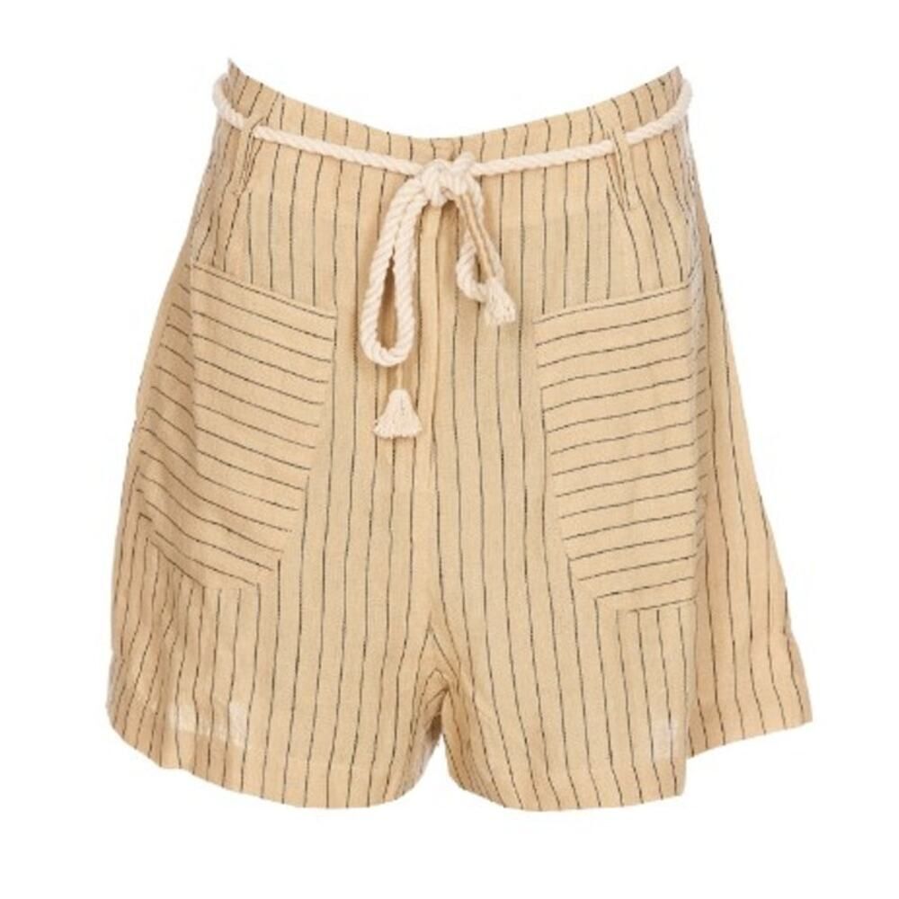 Louise Misha Virginie Linen Striped Shorts Sz. 42 (US L)